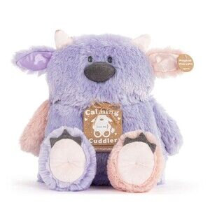 DEMDACO Calming Cuddlers Plush Monster Ease Anxiety Weighted Fidget Features NWT